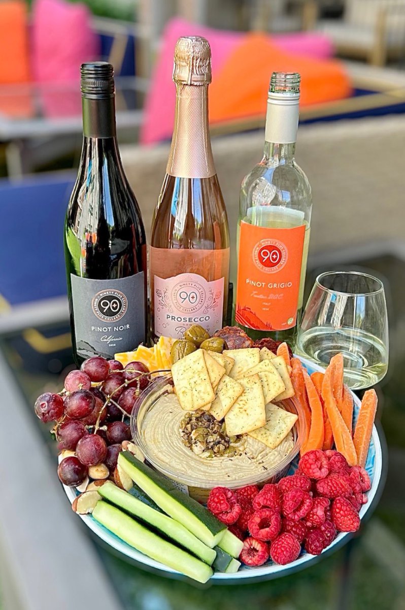 Steph_In_Texas's tweet photo. "It isn't good to keep things bottled up, so I'm here to let you know that @90pluscellars wine is now available @CentralMarket locations throughout Texas✨

📸 90+ Cellars Prosecco Rosé, Pinot Grigio, Pinot Noir. 21+ please drink responsibly!

#ad 
#90pluscellars #ReallyIntoWine https://t.co/aO6d8W2Zgx