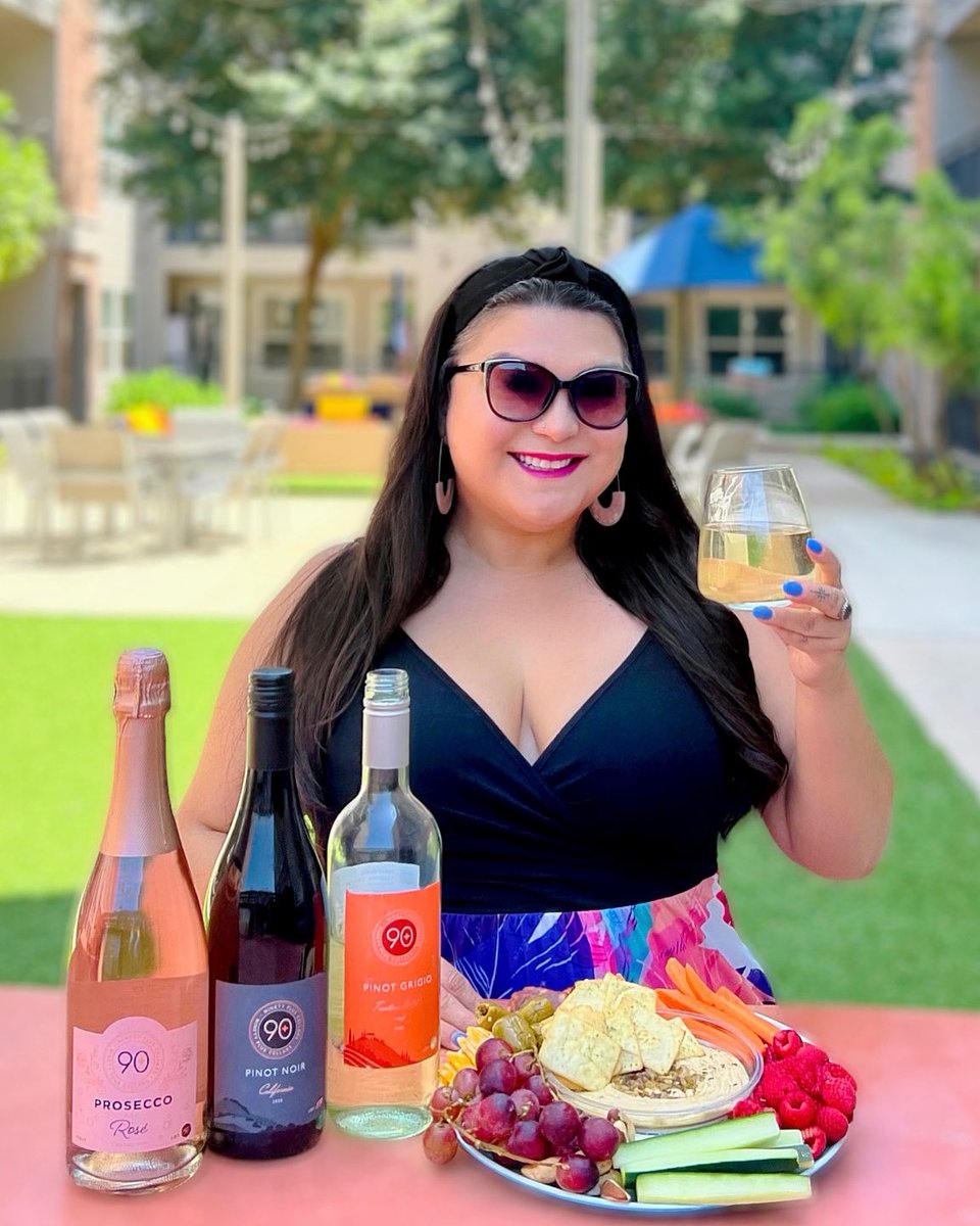 Steph_In_Texas's tweet photo. "It isn't good to keep things bottled up, so I'm here to let you know that @90pluscellars wine is now available @CentralMarket locations throughout Texas✨

📸 90+ Cellars Prosecco Rosé, Pinot Grigio, Pinot Noir. 21+ please drink responsibly!

#ad 
#90pluscellars #ReallyIntoWine https://t.co/aO6d8W2Zgx