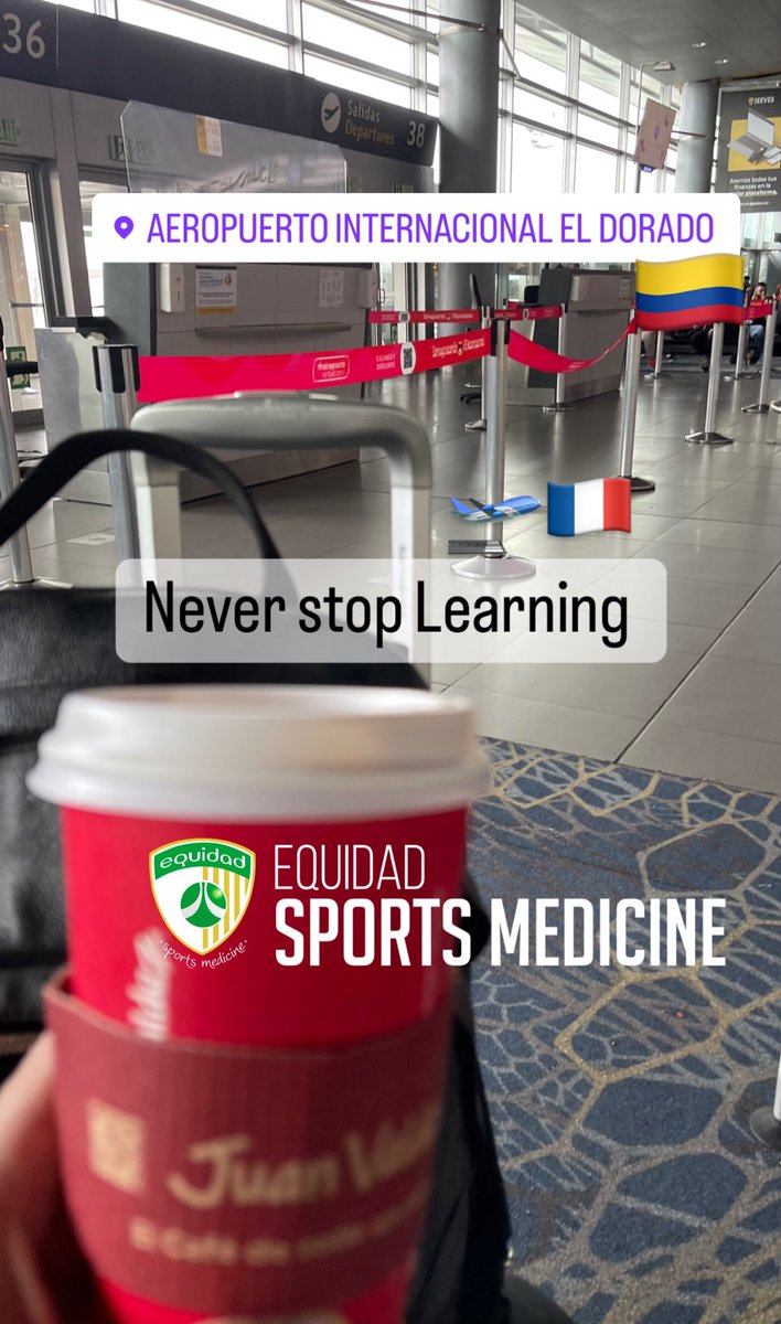 Nuestro director médico @DocQuiceno Rumbo al mayor congreso de medicina Deportiva del mundo 🔝 @footballmed a compartir ciencia con referentes internacionales 👨🏻‍⚕️ @Equidadfutbol 🇨🇴