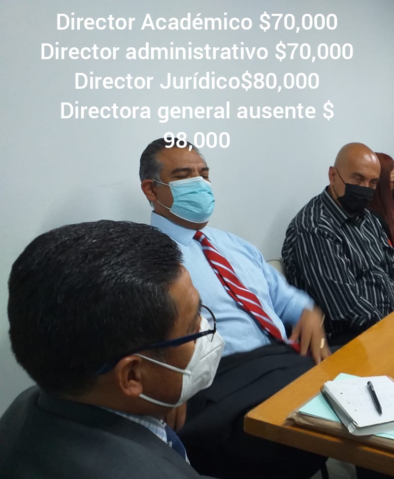 Y3DR4's tweet photo. Así los funcionarios del @IEMS_CDMX de este gobierno de @Claudiashein Se despachan con la cuchara grande, además tienen plaza en la UNAM y el presupuesto para las Preparatorias rebasado desde hace años por la inflación ¿Dónde está el comprometido cambio? ¡@SutiemsOrg en Lucha!!! https://t.co/YLL0DXRIdk