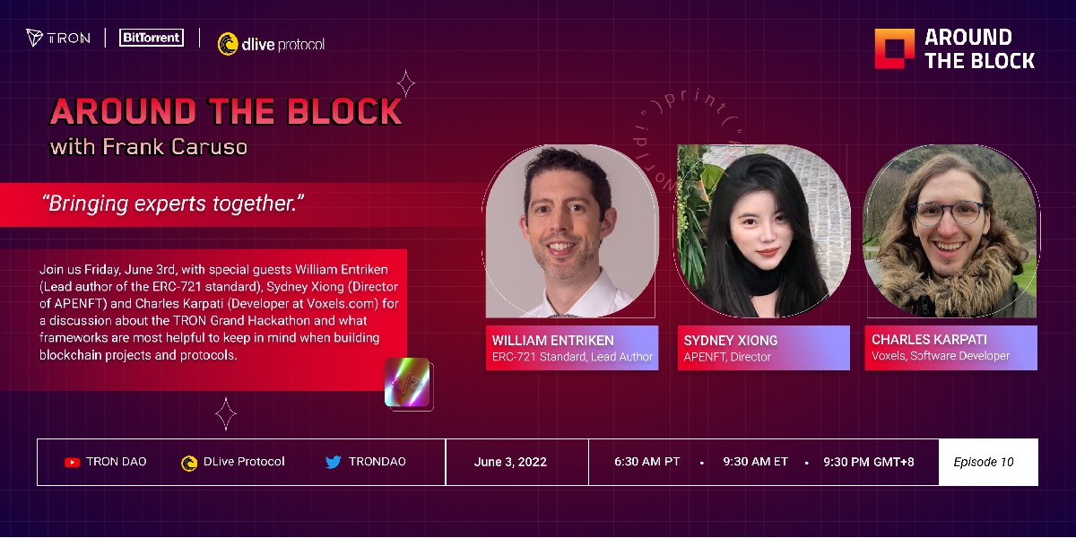 Tune in today at 8am PT/11am ET/11pm GMT+8 on DLive Protocol, , &  Twitter Broadcast 📺 Where our very own Director of Blockchain…