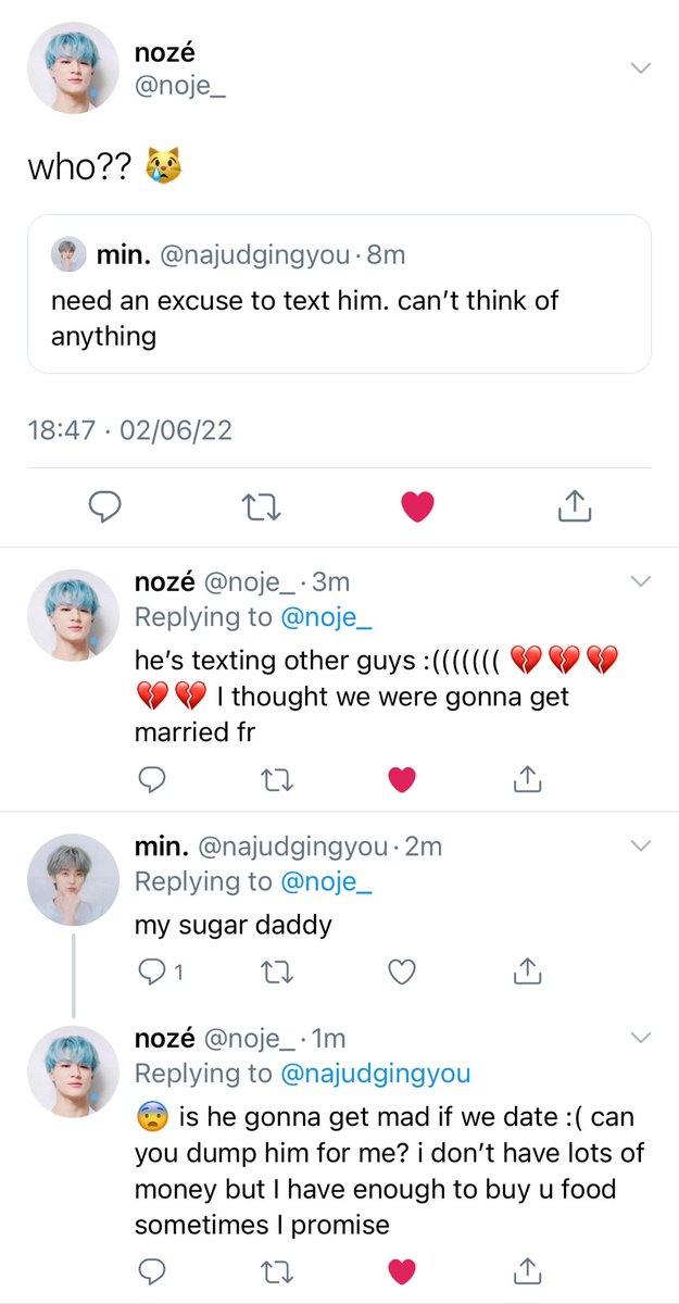 afterwordmimin's tweet photo. xvi. jeno arriving late to twitter again https://t.co/mVDLz4cZEF