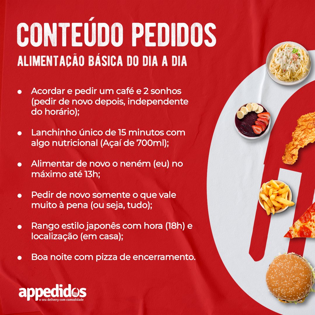 appedidos's tweet photo. O quê? Tá achando que vida de Dido é bagunça? Claro que não meu amor! Segue essa plano aqui e #fazumappedidos pra engajar cada dia mais com o nosso coração! ✌😗
#appedidos #didos #comodidade #plano #delivery #aracatuba #treslagoas https://t.co/ilD7Z5d4Tq