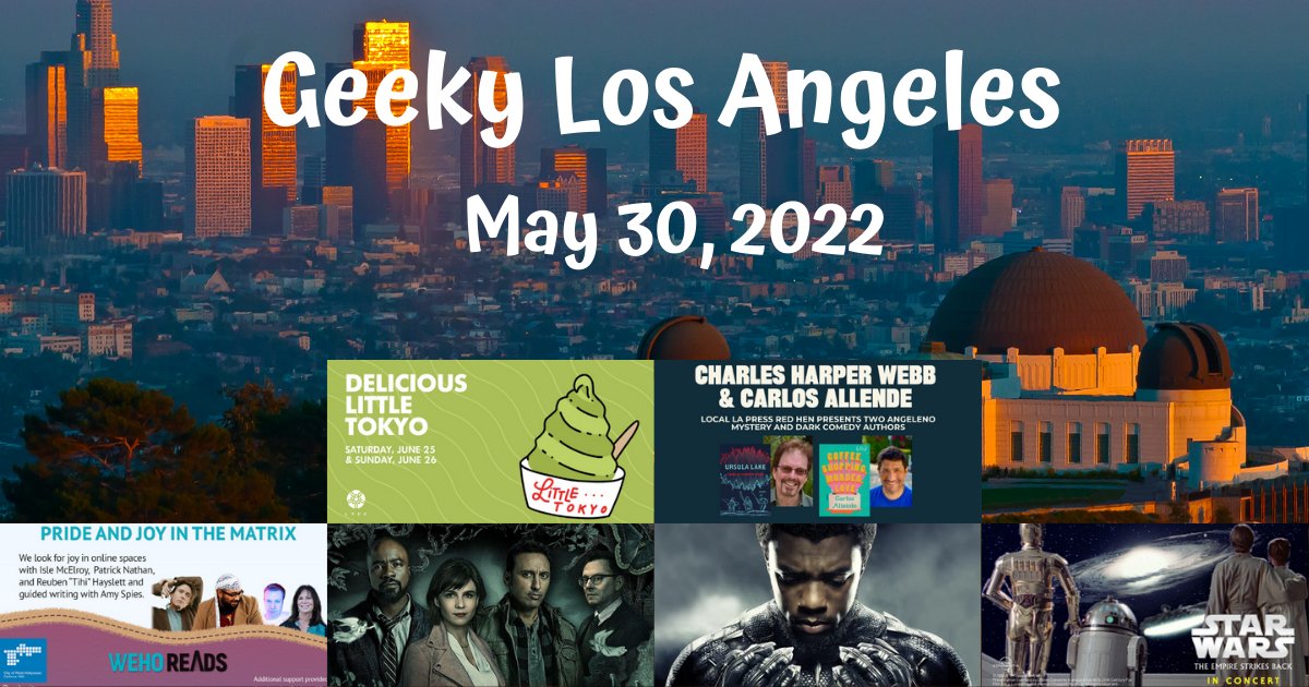 One of the events highlighted in this week's Geeky Los Angeles: Mystery and Dark Comedy with Charles Harper Webb and Carlos Allende June 19 via @villagewellcc See the full list (and subscribe) at mailchi.mp/015fb0eb50a9/g… #geek #event #LosAngeles #book...