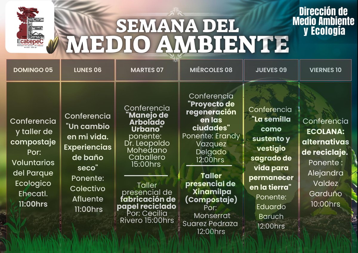 Dirección de Medio Ambiente y Ecología Ecatepec tweet media