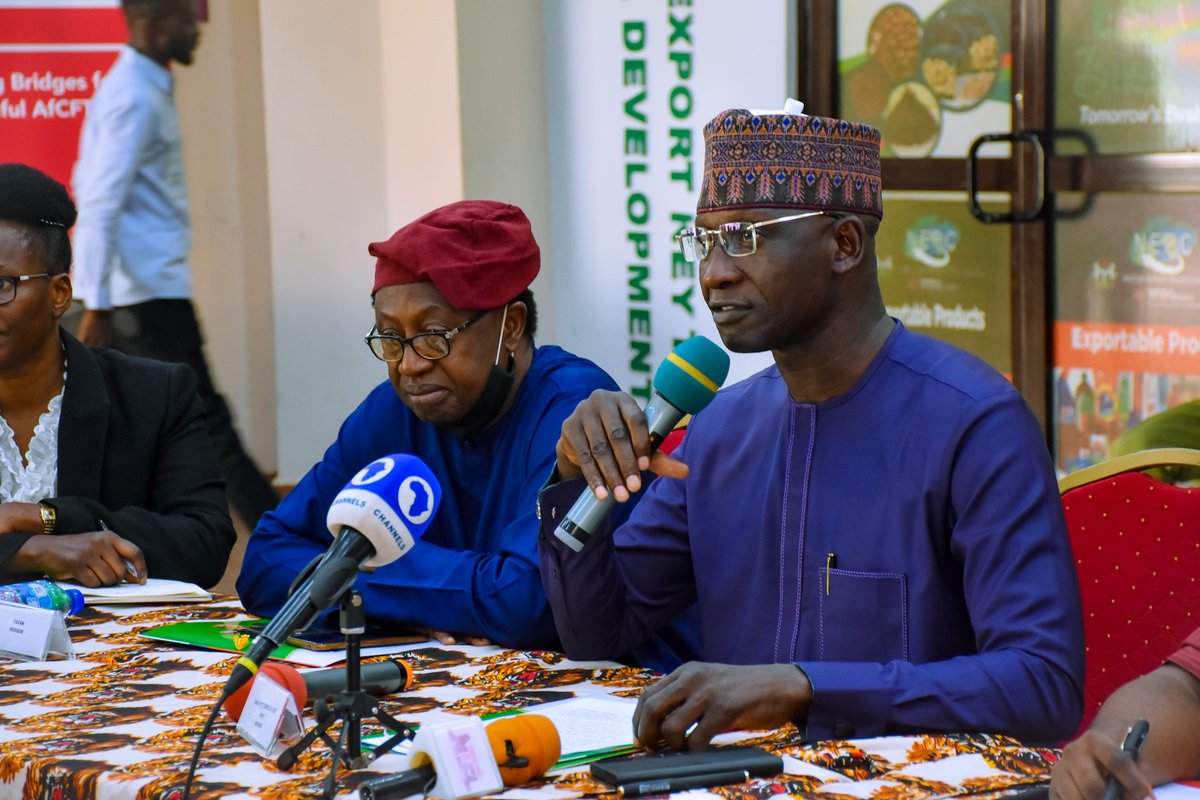 OfficialNEPC's tweet photo. Earlier today, the inaugural meeting of the Technical Committee on the Review of Nigeria's Agro Export Reject held at the headquarters of the Nigerian Export Promotion Council.
#nonoil #nigerianexport https://t.co/EJxQ8lSl1b