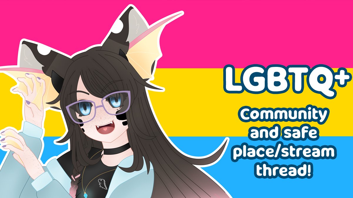 CheckyNyanChan's tweet photo. Its pride month! So let's celebrate LGBTQ+ creators and people who provide support and safe places! Share some links and tell us a bit about them! Let's spread some love!🏳️‍🌈🏳️‍⚧️💖🌈💗 #Vtuber #LGBTQPrideMonth #ENVtuber #Vtubers #ENVtubers #streamers #TwitchStreamers https://t.co/GAkEaw6qrL