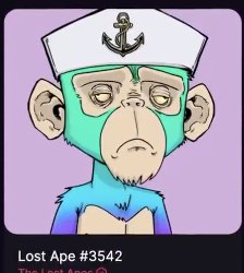 0xNatalya's tweet photo. @0x_fxnction @TheLostApesNFT ooo I like this lil ape

he's got the derp eyes https://t.co/xAMARDy11l
