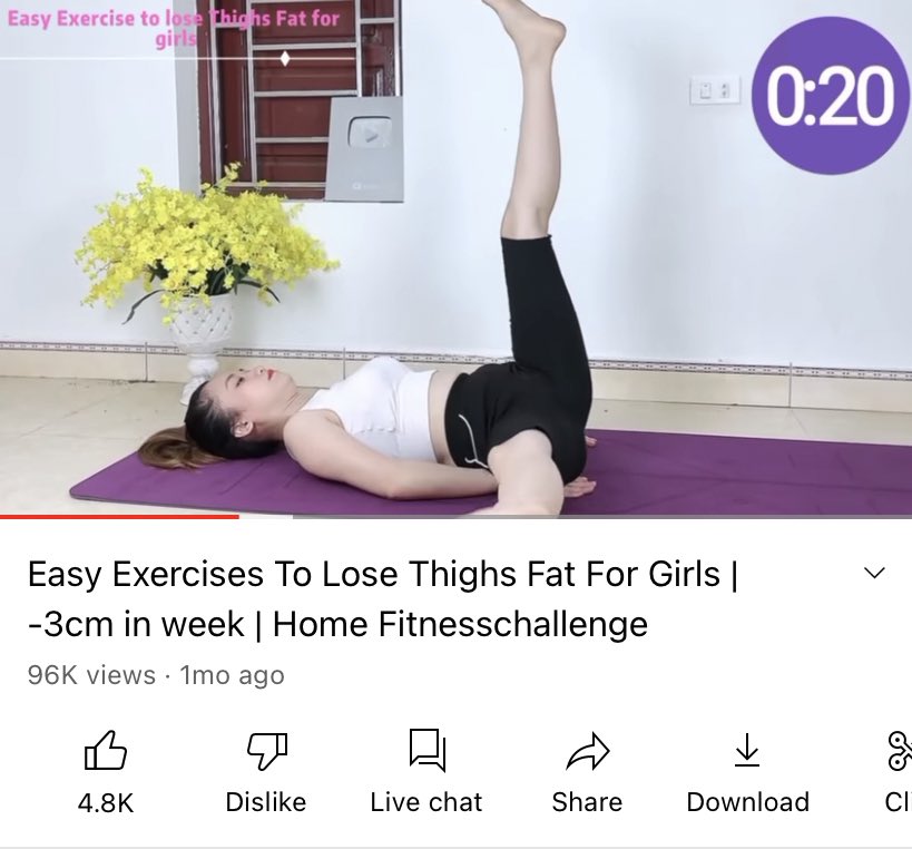 edburning's tweet image. [🍪] ; leg workout 
15 minutos ♡ 111kcal
[youtu.be/rvqgfg3Y4Z4]