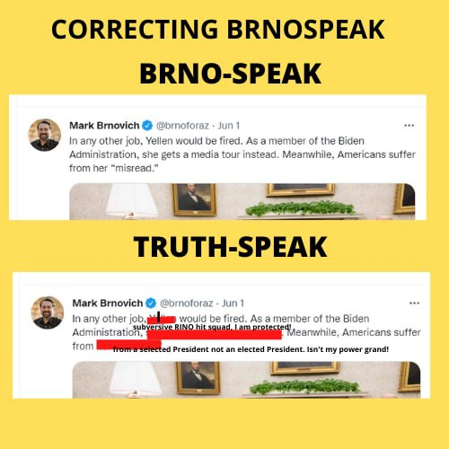 smithcr01's tweet photo. @brnoforaz @GeneralBrnovich @brnoforaz Let me correct that for you... No Senate job for you either unless you deal with #2020ElectionFraud. #SecureMyVote and #RestoreConfidence in 2022 elections! https://t.co/WvE7mqZ1qq