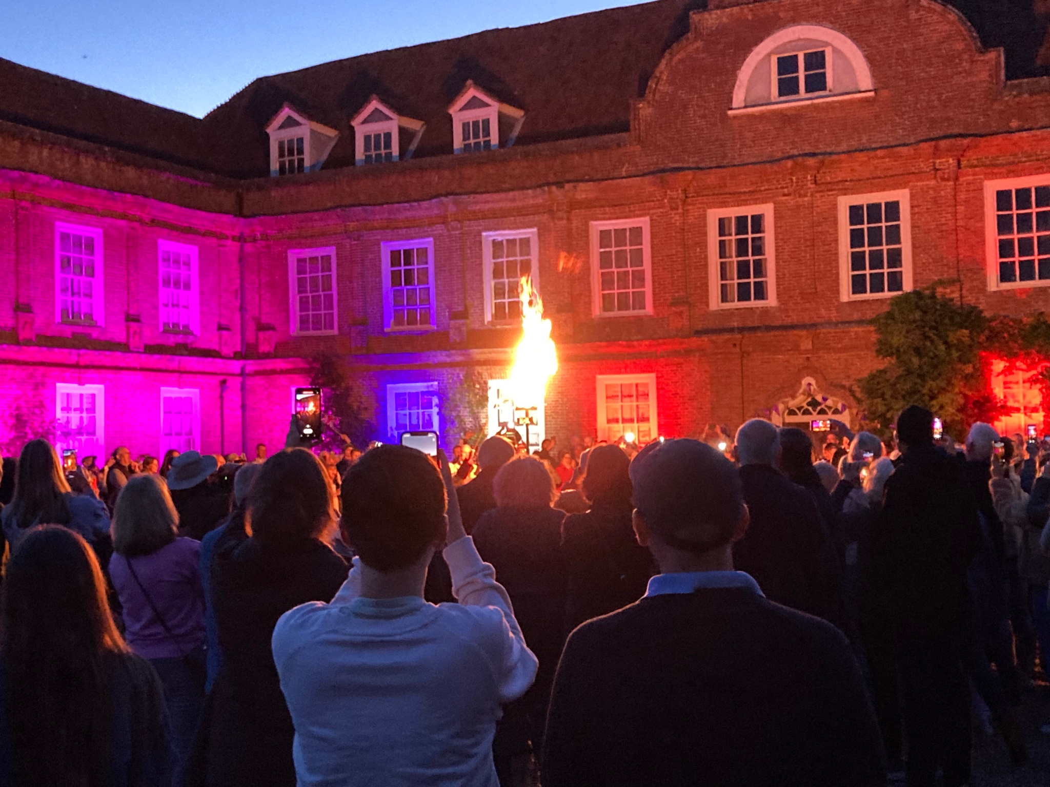 West Horsley Place on Twitter "And our beacon's alight! Great to be