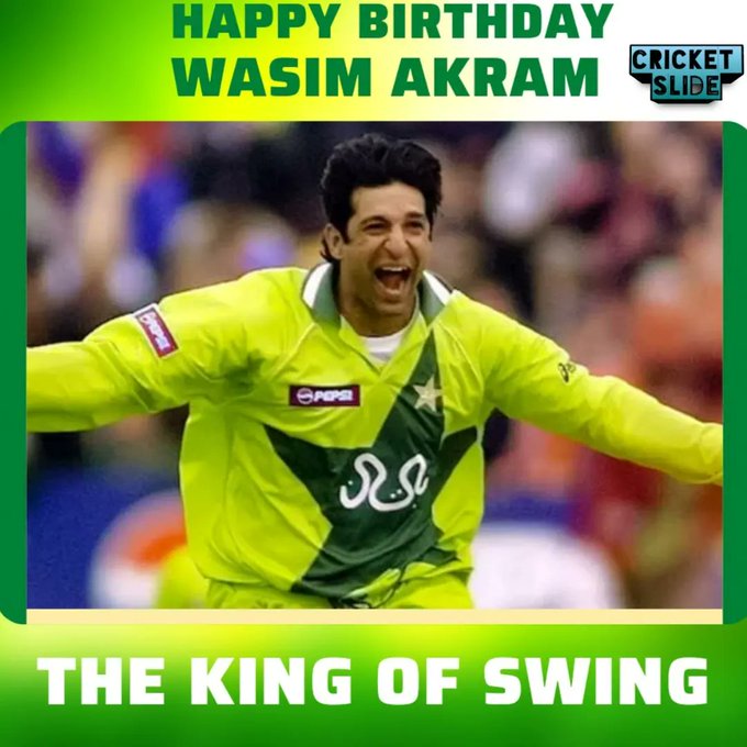 Happy Birthday Wasim Akram      