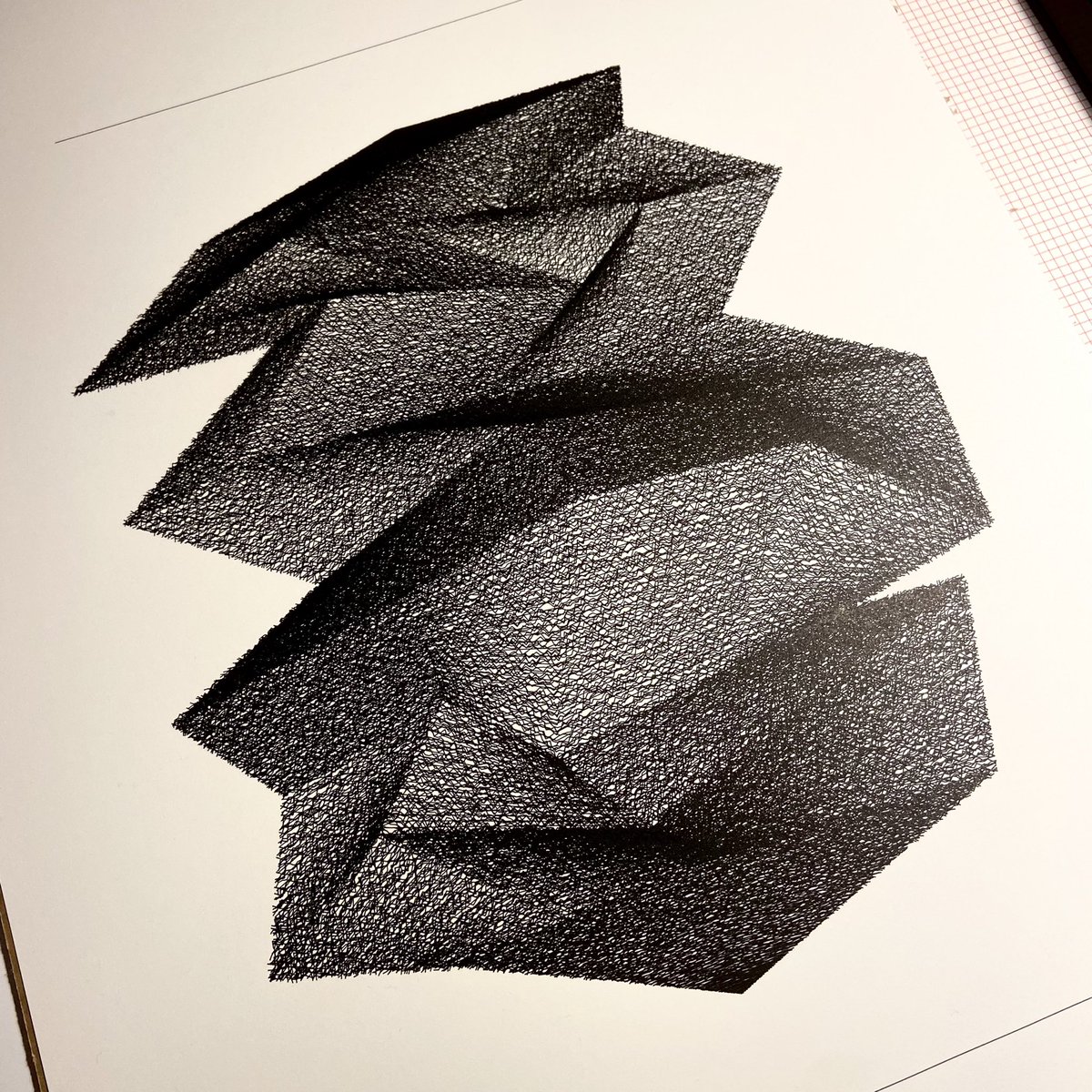 studiostrauss's tweet photo. GM! Second plot complete for next Archiplex drop (NFT &amp; plot). Below are both plotted and digital pieces. 

#archiplex #genartclub #plottertwitter https://t.co/9QOc98reAl