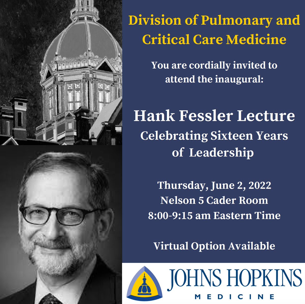 Johns Hopkins University PCCM Fellowship (@jhupccmfellows) on Twitter photo Today we honored a true master. Hank Fessler has provided over 16 years of leadership as the JHH Fellowship Program Director, training over 150 <a href="/JHUPCCMFellows/">Johns Hopkins University PCCM Fellowship</a> The brilliance, the wit, the legend will never be forgotten Today we honored a true master. Hank Fessler has provided over 16 years of leadership as the JHH Fellowship Program Director, training over 150 <a href="/JHUPCCMFellows/">Johns Hopkins University PCCM Fellowship</a> The brilliance, the wit, the legend will never be forgotten