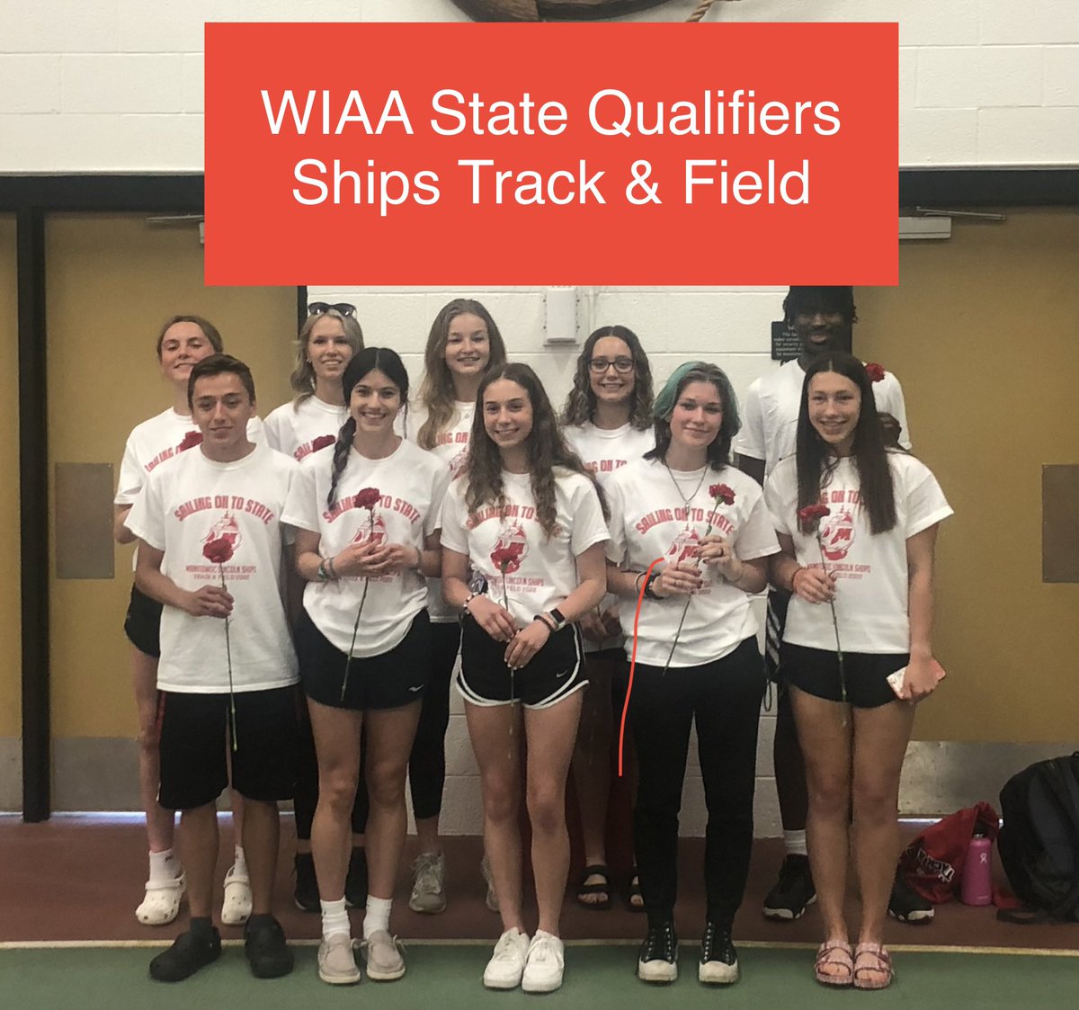 MantyShips's tweet photo. Ships Track “SendOff” for WIAA State Track! Thank you, Abe’s Gang, for your part! Good luck Ships! Schedule: https://t.co/lTgT6ZC4lP https://t.co/3bCRKUEw04