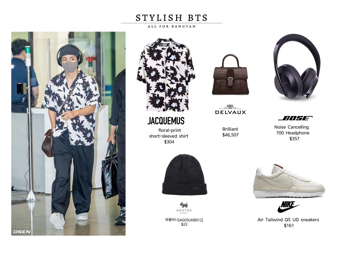 Stylish·BTS on X: 221024 #BTS JIN at Incheon International Airport #JIN  Louis Vuitton @BTS_twt #방탄소년단  / X