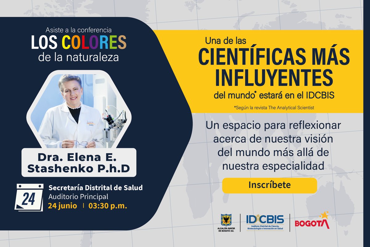 ¡Una conferencia fundamental para quienes se dedican a la ciencia!

"Para mí una de las cosas más preocupantes hoy es que la educación parece que va hacia el mono-conocimiento, no hay un mirada holística del saber", Dra. Elena Stashenko

Inscríbete aquí 👇
survey.zohopublic.com/zs/RVBU7K