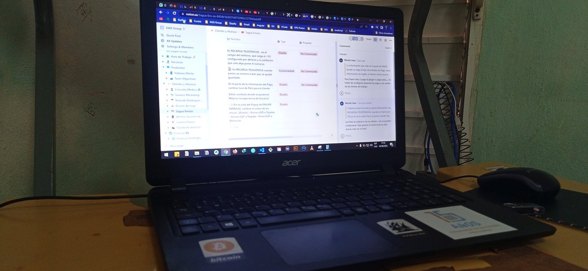 3r_oficiall's tweet photo. 3 fotos 📷 = una sola acción " #trabajar "
Cuando se trabaja con deseo y amor ❤️, no es problema🚀.
Equipo de trabajo 👥 @Pablo_Paez94
#emprendedores
#KAIS #workinprogress #cuba #distanceworking https://t.co/tQOxLP6N7y