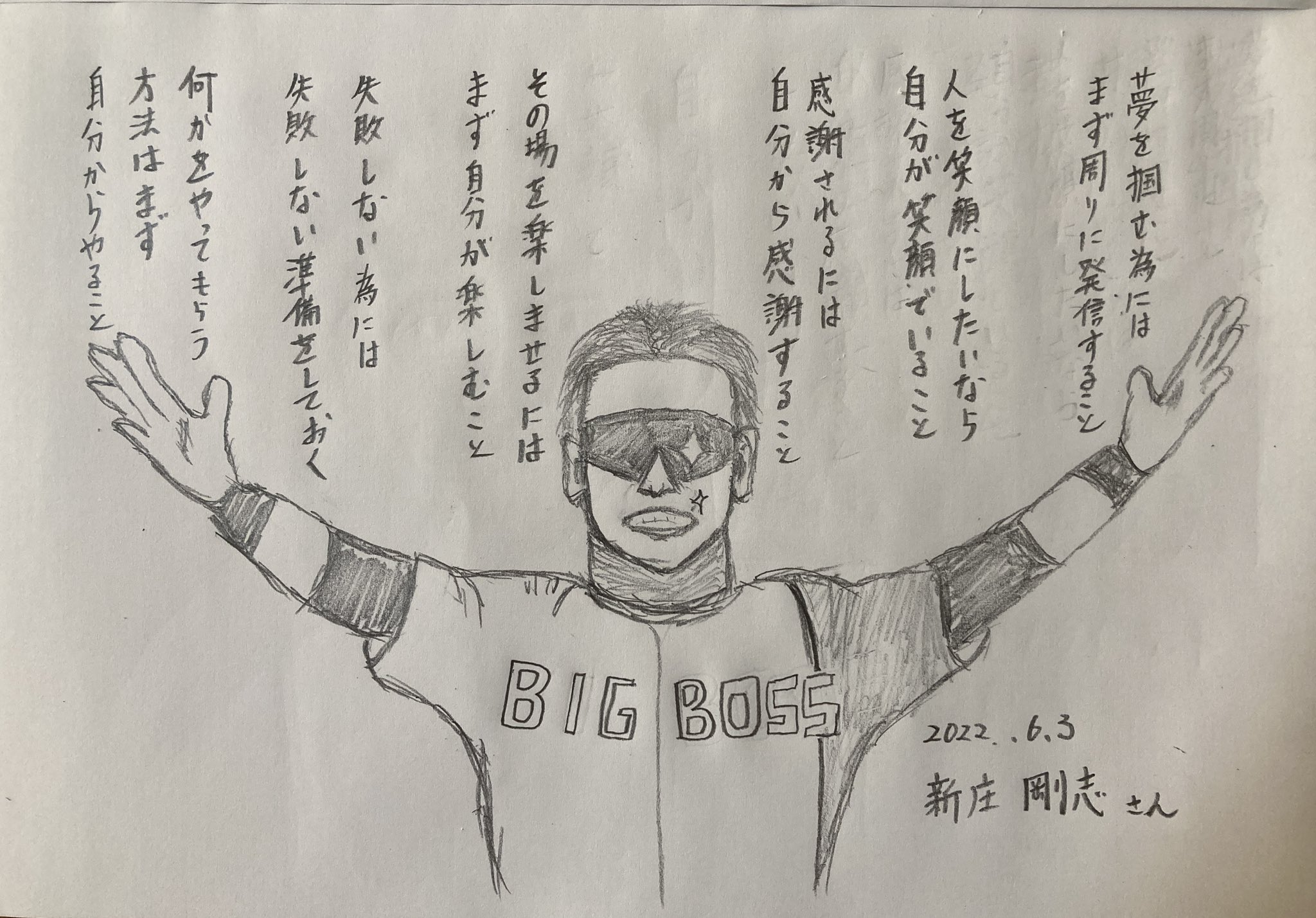 たぁーじー 甲子園出場サヨナラ負けピッチャー 新庄剛志監督の名言 今日は甲子園に応援いきます 本当は阪神ファンですが 今日だけは日本ハム応援します 阪神ファンの方すみません 新庄監督の誠実さをリスペクトしてます 本当に野球が好き たぁーじー 甲子園出場サヨナラ負けピッチャー 新庄剛志監督の名言 今日は甲子園に応援いきます 本当は阪神ファンですが 今日だけは日本ハム応援します 阪神ファンの方すみません 新庄監督の誠実さをリスペクトしてます 本当に野球が好き