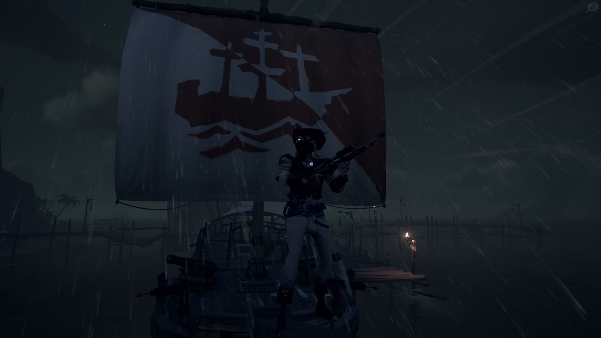 The storm is like the fate of the Golden Sands🏴‍☠️
 <a href="/SeaOfThieves/">Sea of Thieves</a> #RuinGoldenSands