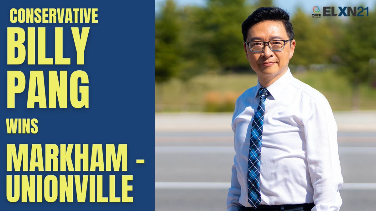 #BREAKING 
PC Candidate Billy Pang wins Markham- Unionville

#ONelxn22 #ONpoli