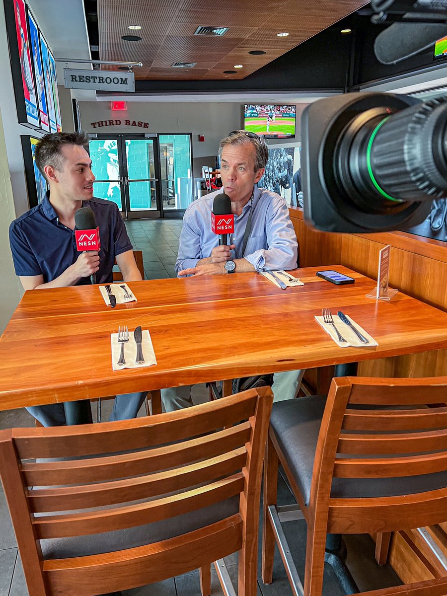TylerBoronski's tweet photo. New pod w/ @TomCaron ! (Even though it looks like we’re setting up to be on @DiningPlaybook)

We discuss the bizzare Joc Pederson-Tommy Pham Fantasy Football saga, the Rays’ “America’s Favorite Ballpark” tweet,&amp; @rogerclemens son @kodyclem MLB callup 

🎧: https://t.co/FFbMrpWlxz https://t.co/xWmqn7yedz