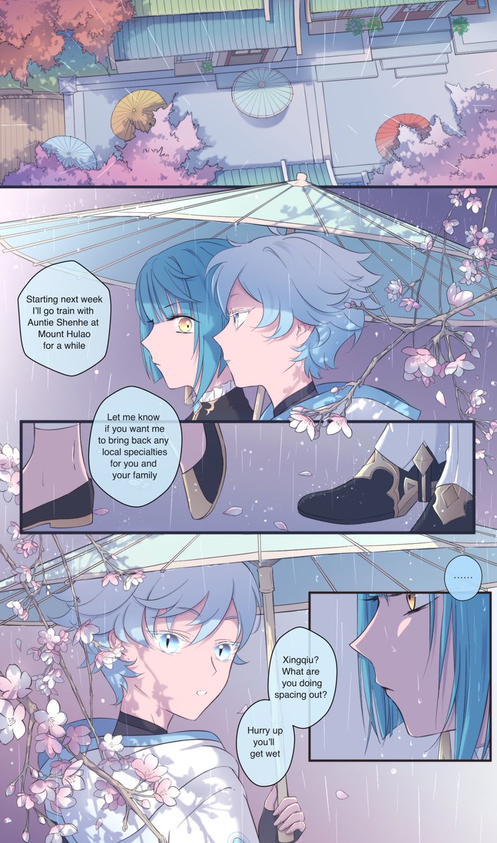 Xingyun 📘🍨  Please read right to left 

on being apart & missing each other 