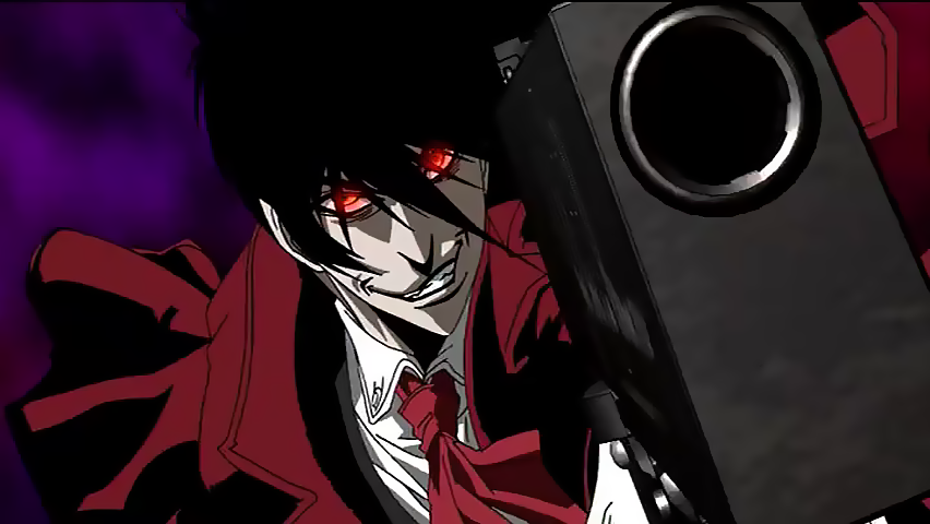 alucardposting's tweet photo. 🦇 Surprise, it's another update! 

Enhanced and added caps from the Hellsing Ultimate promo video's footage. These promo vids had stylistic differences from the end product, but I hope we can all agree that Alucard still looked really, Really good. https://t.co/IHam29hoFj