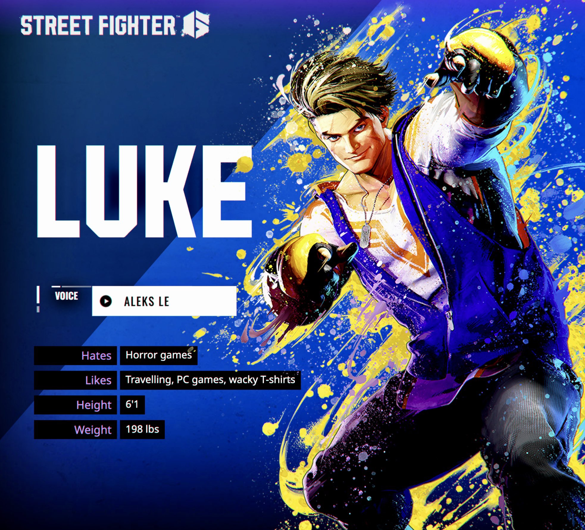 Aleks Le STREET FIGHTER 6 👊💥 on Twitter "WE’RE BACK BABY 👊💥 HE’S