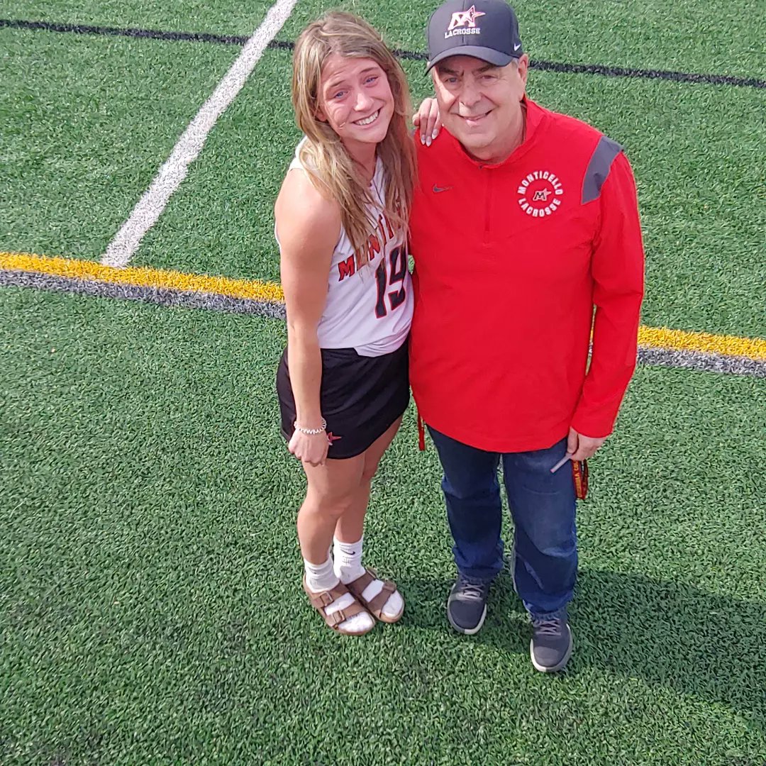 dlump5000's tweet photo. Called last Magic Girl's Lacrosse match, of '22. Tough Section loss but Seniors signed a lacrosse ball for me! Seniors Grace Smith &amp; @K_Lindberg10 are 2 seniors that will be missed! Great people! Best of luck! @Jared_Hines27 @MonticelloMagic #VoiceoftheMagic #AlwaysMagic https://t.co/AQMC6ScJsT