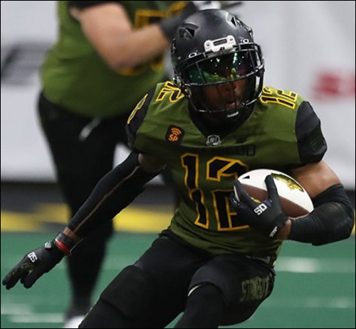SCtoC's tweet photo. WEEK 13 PREVIEW: WR Marques "Hoodie" Rodgers & @sdstrikeforce host @NazWranglers tomorrow night. @IndoorFL #IFL #WranglersNation #StrikeForceStrong
https://t.co/wSLdQNfdmm… https://t.co/JnlczTWDjg
