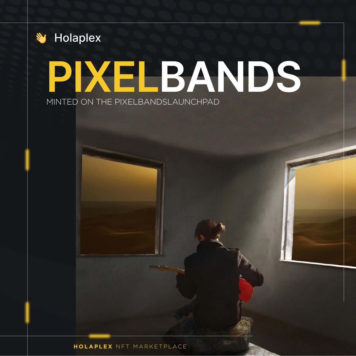 holaplex's tweet photo. Holaplex ๐ค Pixel Bands
The @PixelBandsNFT Marketplace is popping off!
Currently there are 100+ NFTs listed for sale. But you can make offers on ANY NFTs listed or not โ
Check out their Marketplace: https://t.co/FKxz8azkyt
Art by: @altin_guitar
https://t.co/fyTIxQOKKC https://t.co/bkAfNnGfZ4