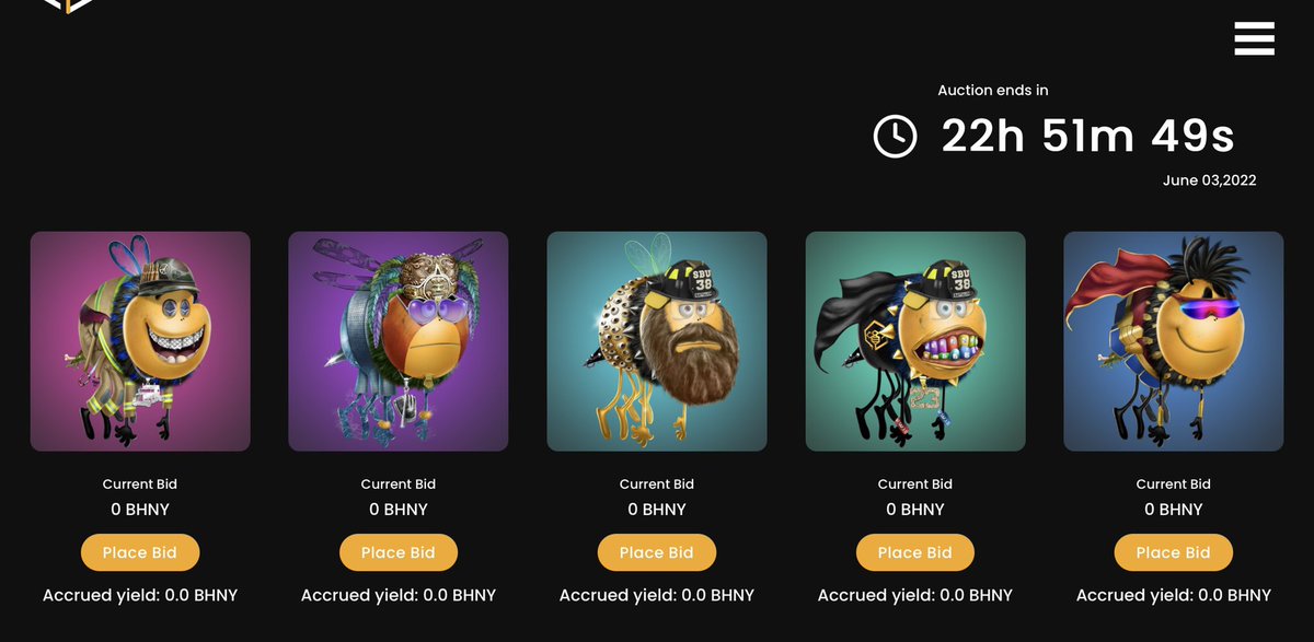 HATZAKHead's tweet photo. LET THE BIDDING BEGIN! #SBUDAO $BHNY #AUCTION 

https://t.co/vMRNXskbTi https://t.co/6bemcViXA2