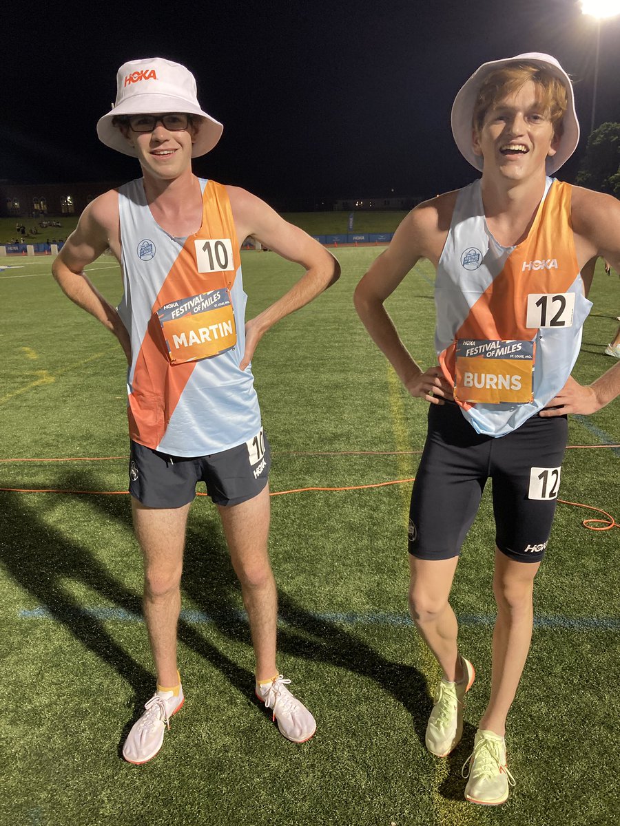 🤯🤯🤯 Two, yes, two high school boys break 4:00!!! <a href="/gary_martin20/">Gary Martin</a> of Archbishop Wood High School in PA and Connor Burns a JUNIOR from Southern Boone High School in MO!!! They run 3:57.89 and 3:58.83 in the <a href="/STLTrackClub/">St. Louis Track Club</a> Mens Mile.