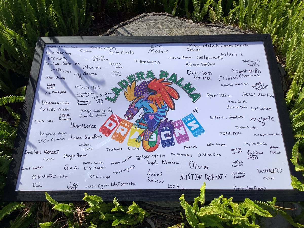dzavalalmu's tweet photo. Autographs from my @laderapalma students over the last 4 years. Excited to see the positive impact these bilingual leaders will have throughout the world! #SpanishDI https://t.co/rEjbaEJtji