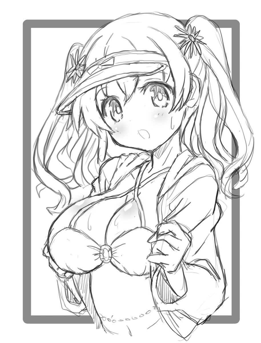 水着マミさん✨
まどかちゃんは今度ゆっくり描こうw 