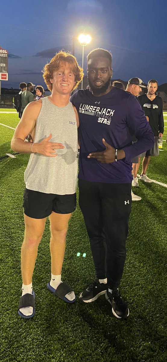Cannon Lemberg (@cannon_lemberg) on Twitter photo Appreciate the reciever award from @Tabow23 tonight at the SFA Camp! <a href="/CoachFieszel/">Jake Fieszel</a> <a href="/CoachChav/">Coach Eric Chavez</a> <a href="/gunter_football/">Gunter Tiger Football (5xStateChamps)</a> Appreciate the reciever award from @Tabow23 tonight at the SFA Camp! <a href="/CoachFieszel/">Jake Fieszel</a> <a href="/CoachChav/">Coach Eric Chavez</a> <a href="/gunter_football/">Gunter Tiger Football (5xStateChamps)</a>