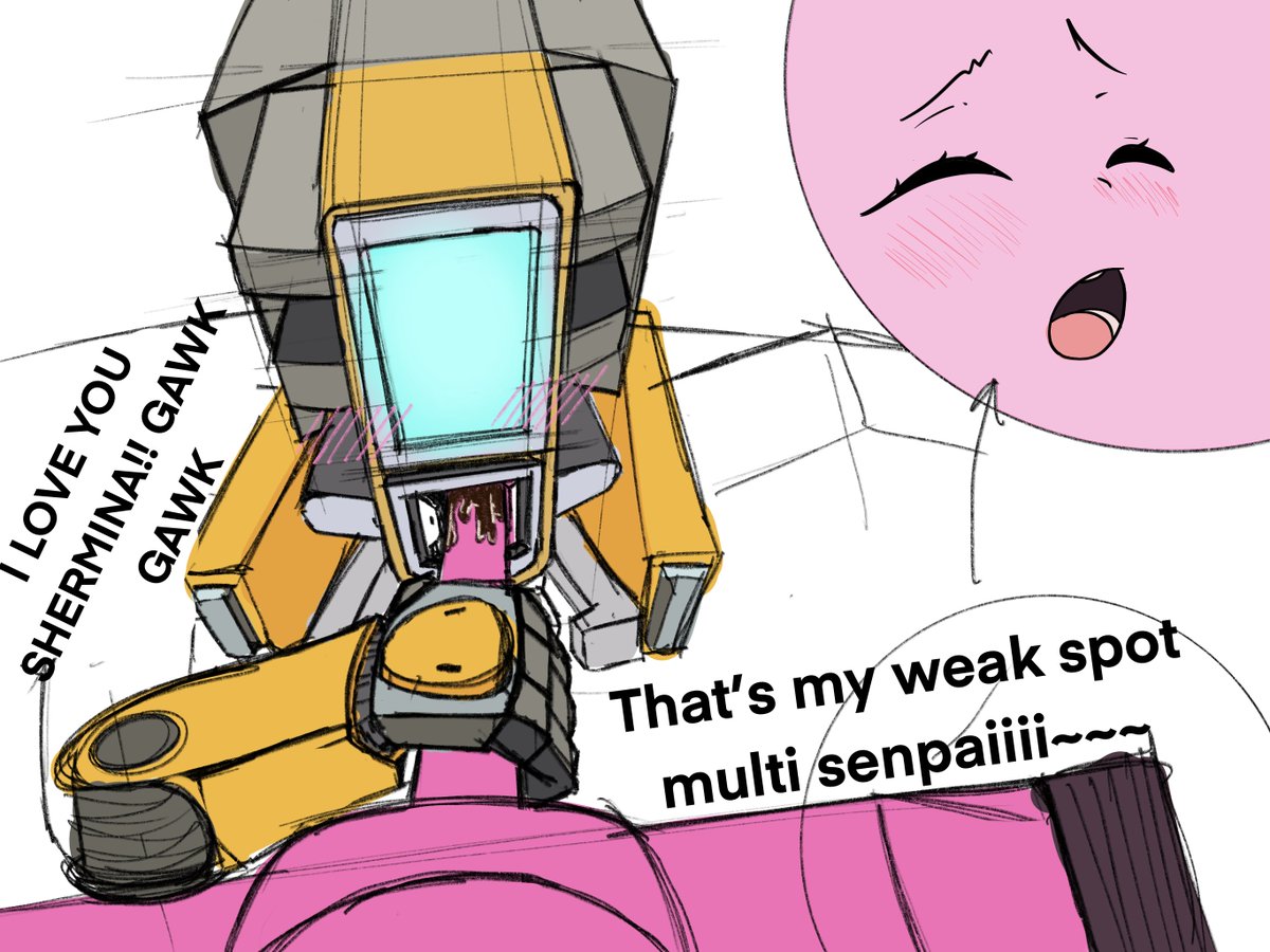 SauceArt_'s tweet photo. This is @MultiH4 x Shermina xxx Fan Art! 

high key disappointed this sacred scripture of god and spirit got shared in secret

#procreateart #digitalart #robots #freethetank #dicksoutforshermina #fanart #krunker https://t.co/usCS0cmSFk