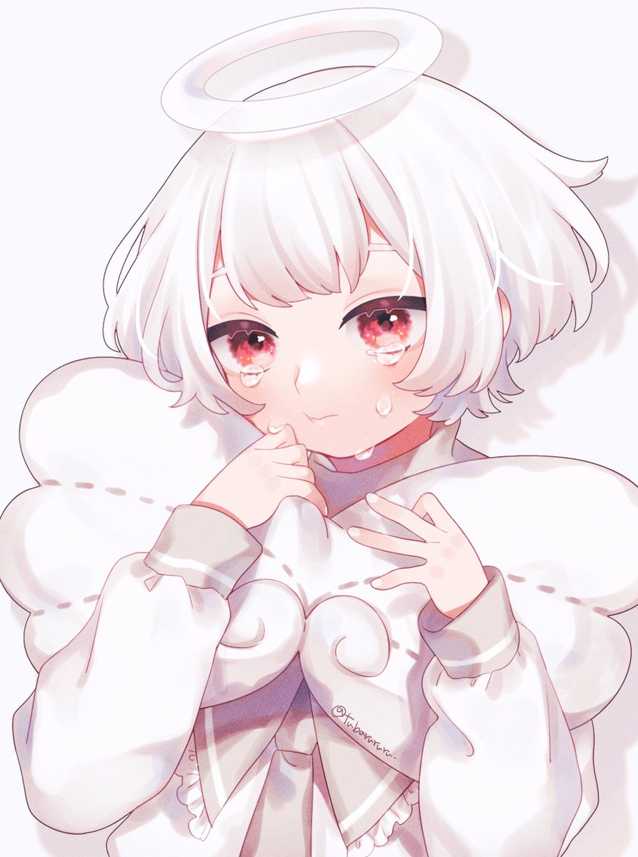 「泣き虫天使くん 」|つばるのイラスト