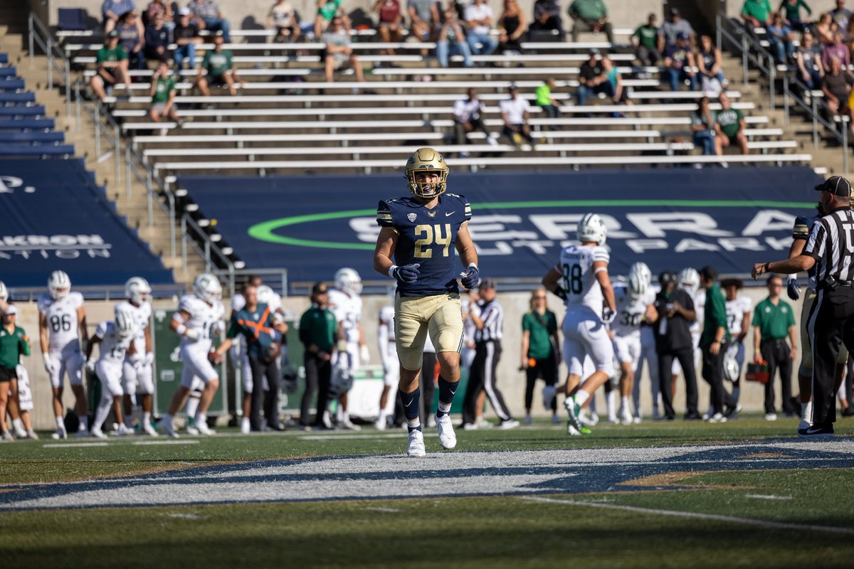 Brandon_Bisch24's tweet photo. Super excited to announce that I will be using my last year of eligibility to play football and get my Master’s Degree at Slippery Rock University! @Coach_Cicione https://t.co/dD2U0zUiqu