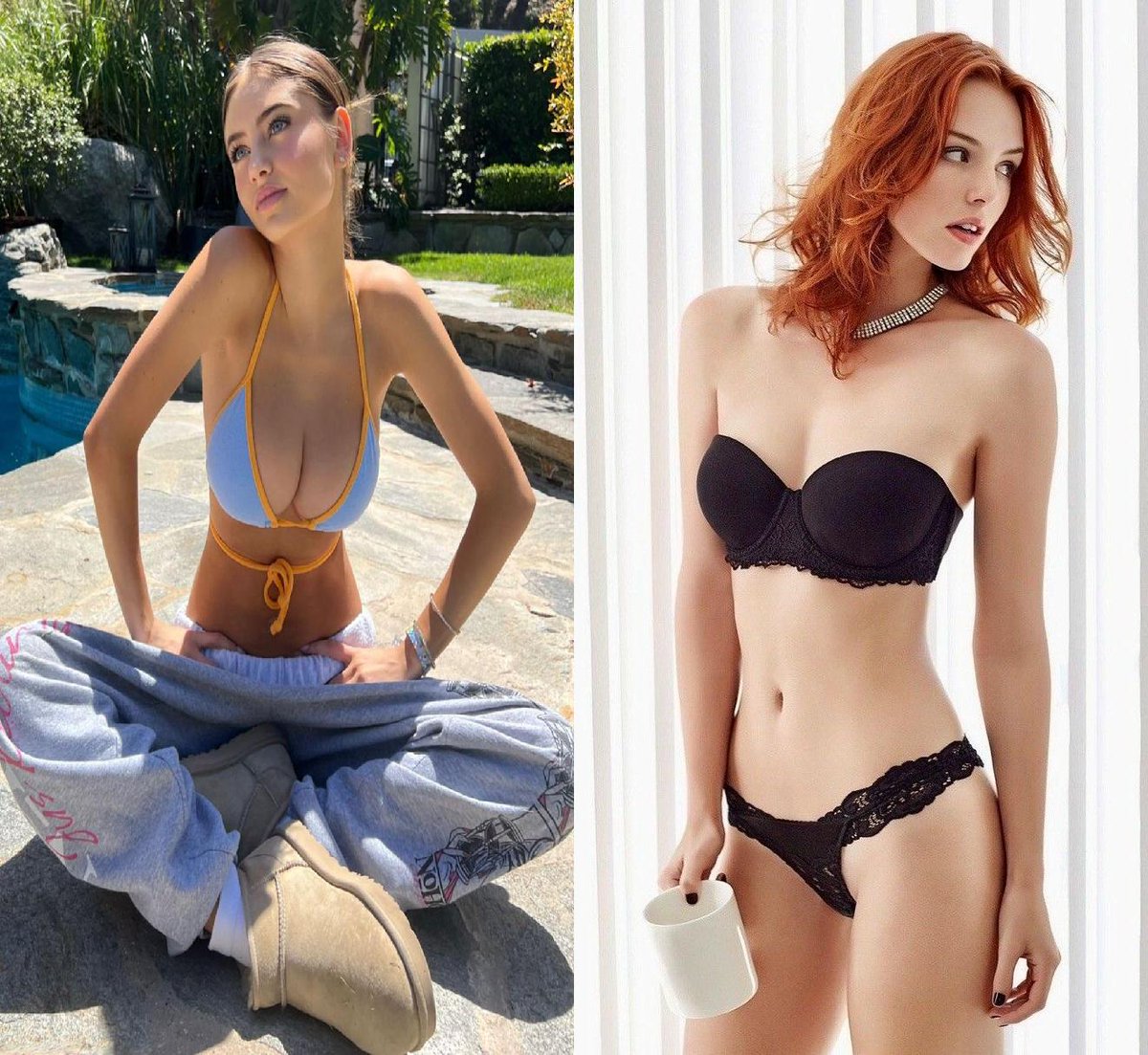 #LeniKlum and #DaisyPettinger Left or Right???