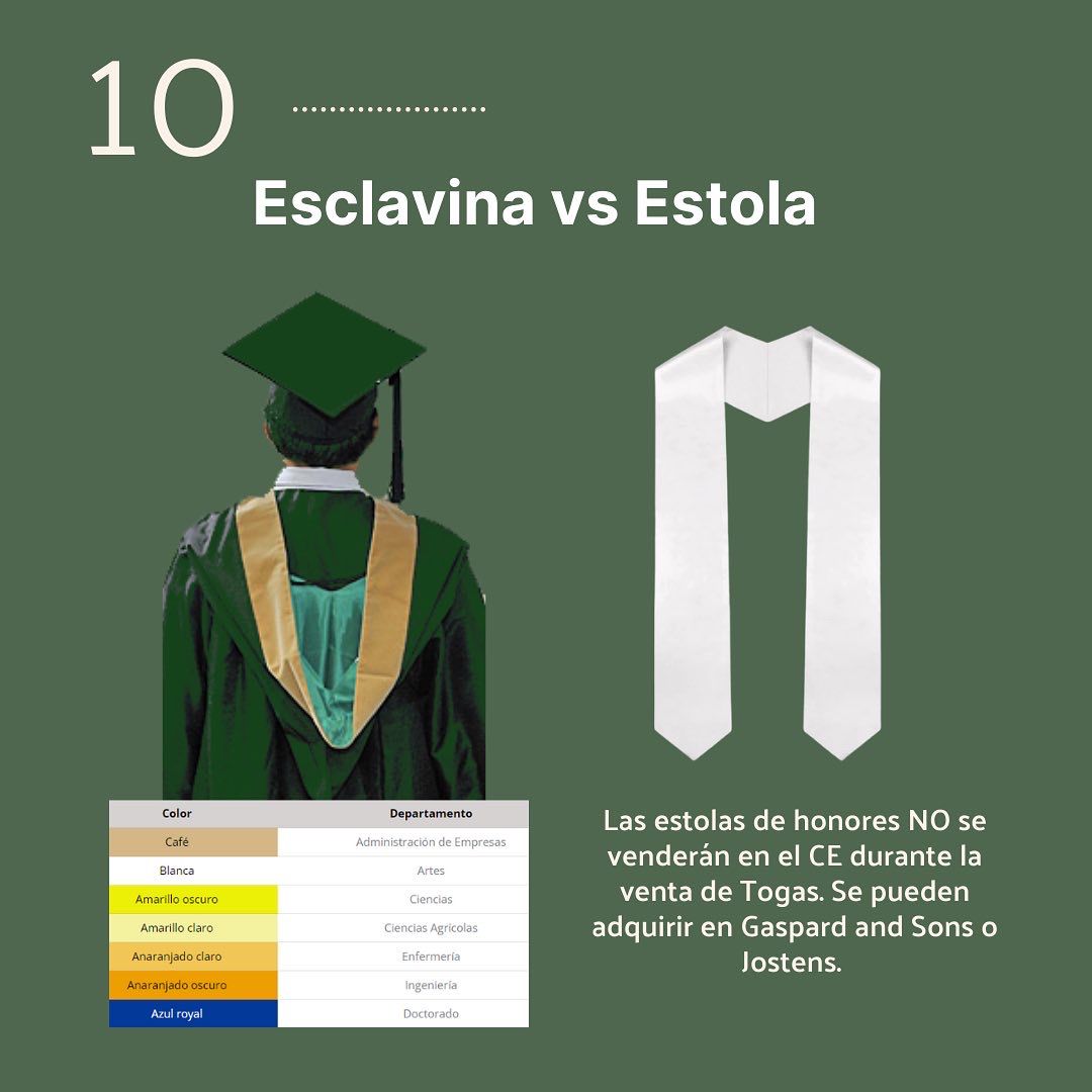 clase109uprm's tweet photo. [FAQs III Update #GradRUM109 👀💚🐶]
¿Tienes preguntas sobre la graduación? En esta
publicación contestamos algunas de las
preguntas más frecuentes que realizan los
graduandos de la Clase 109 de la Universidad de
Puerto Rico Recinto de Mayaguez. https://t.co/vTqVVPm2U0