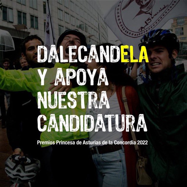 Apoya la candidatura de <a href="/dalecandela/">dalecandELA</a>  
COMPARTE esta imagen en tus RRSS y añade los hashtags:
#dalecandELA 
#PremiosPrincesadeAsturias 
#juntoscontralaELA 
#unidoscontralaELA 
#ELA #ALS