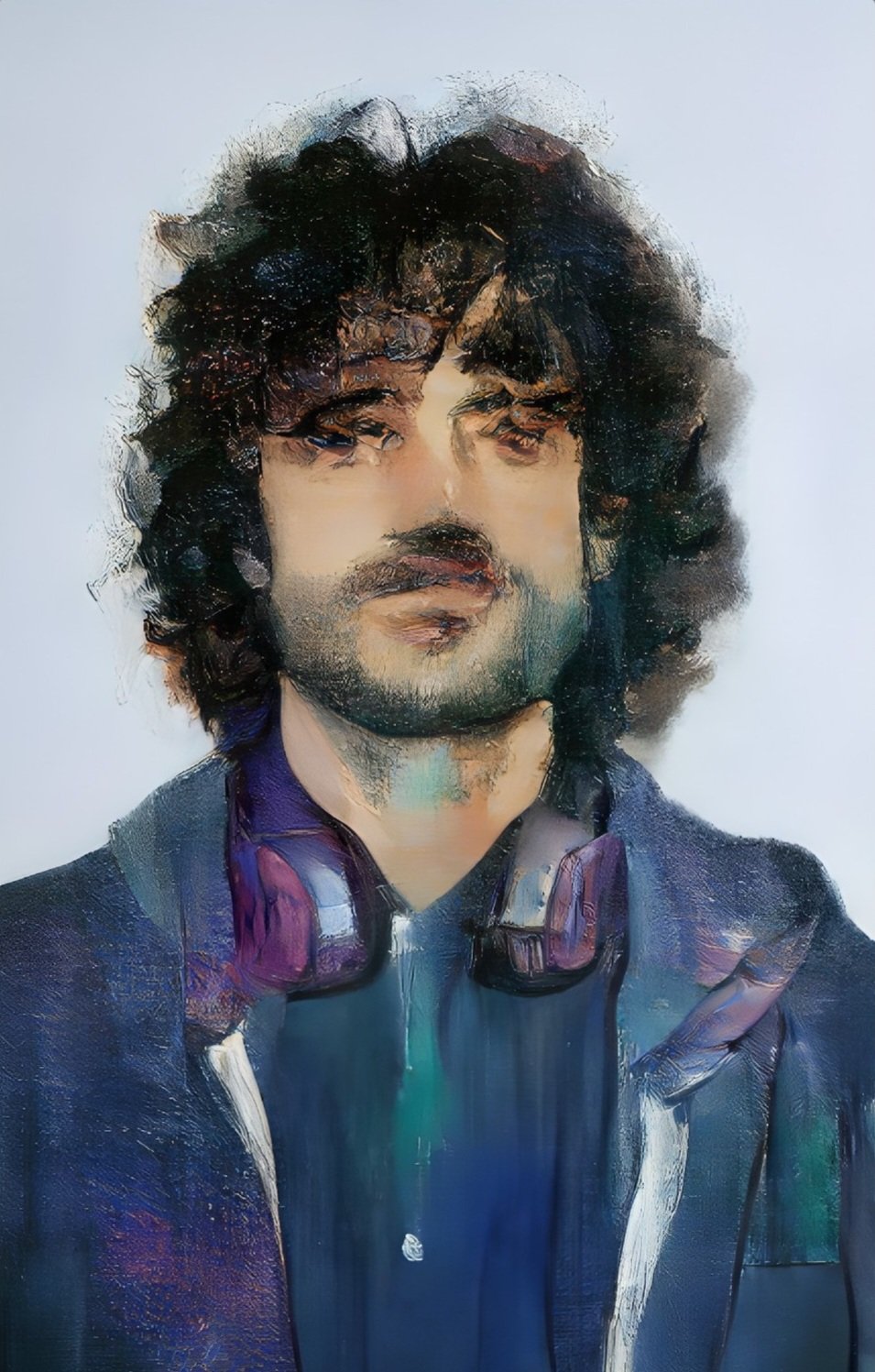 Saw it was Fabrizio Moretti of The Strokes\ birthday so I made an AI draw him. Happy birthday Fab! 