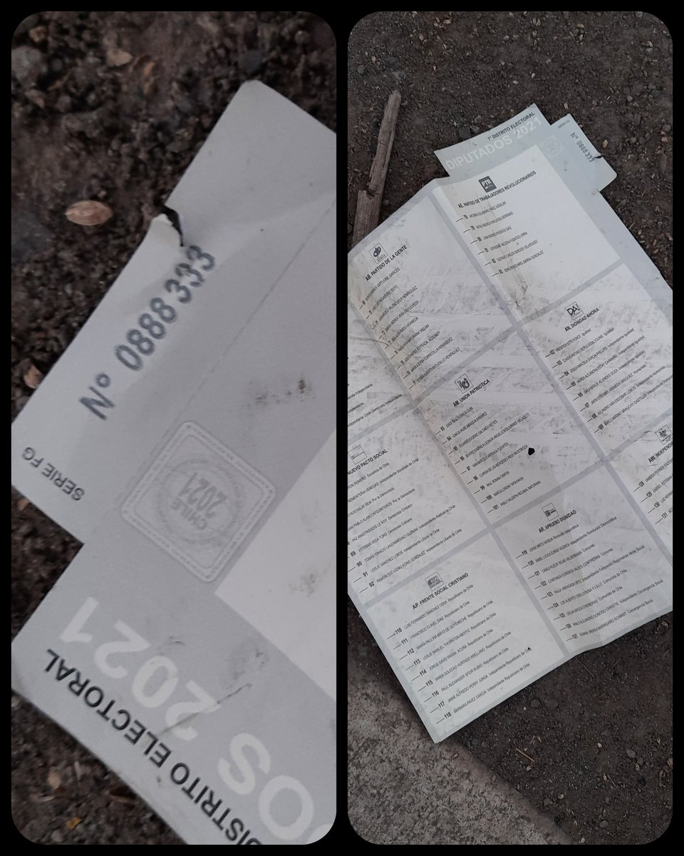 LuisMauricioSo7's tweet photo. @ServelChile es un voto valido oh no..!
encontrado en la calle... https://t.co/8rDfRBEjGy
