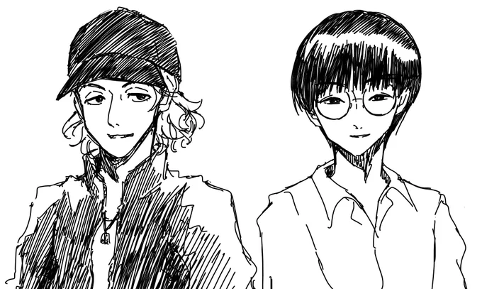 キャラデザ
落書き

#創作男子 #rkgk #絵描きさんと繋がりたい #漫画家志望さんと繋がりたい #初夏の創作クラスタフォロー祭り #illustration #drawing #絵柄が好みって人にフォローされたい 