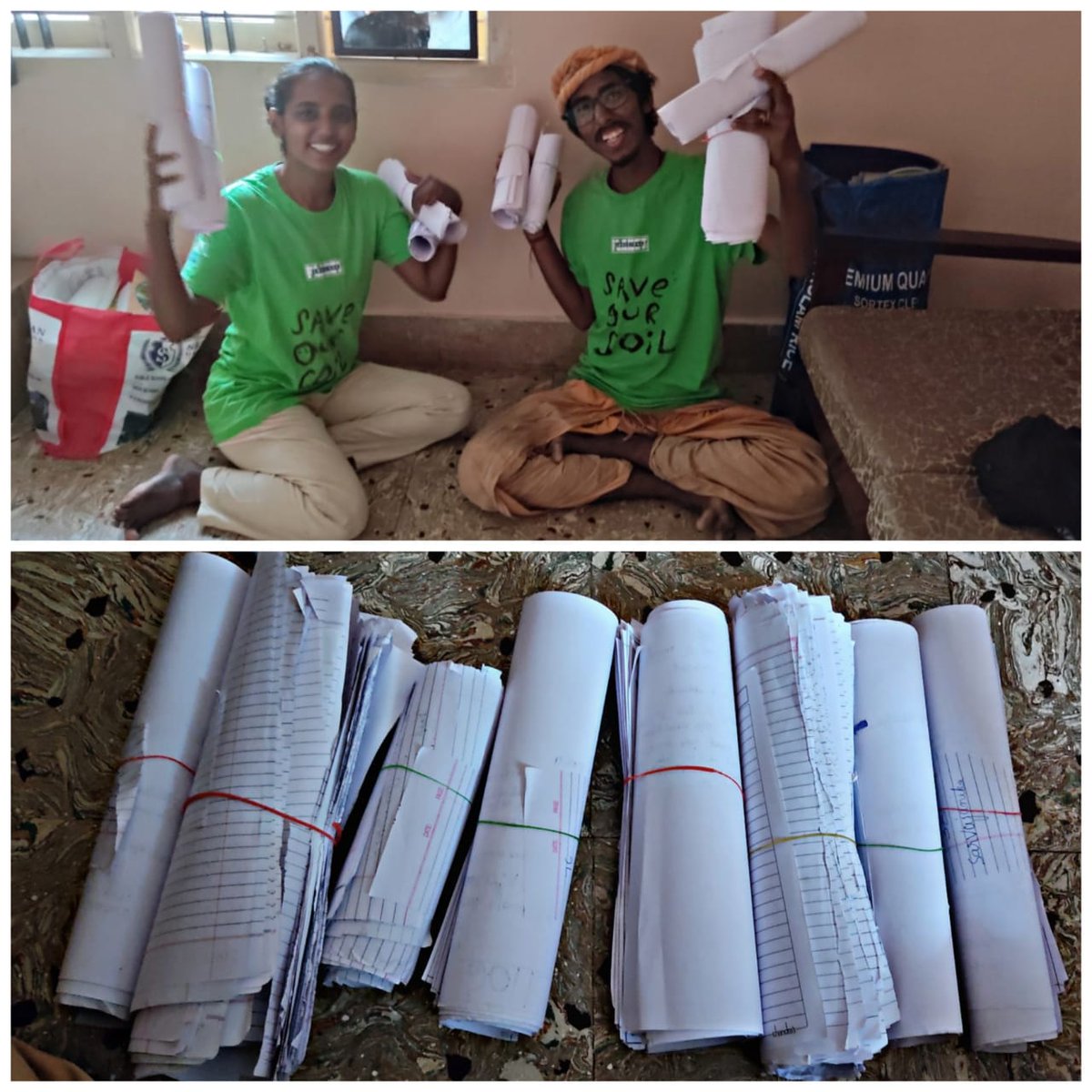 *Namaskaram*😊🌼🙏

*More than five hundred letters have been collected in the last 24 hours in Ramanagaram schools and college.*

*let's make it happen*💪

*#savesoil*🌱

*Pranam*😊🌼🙏