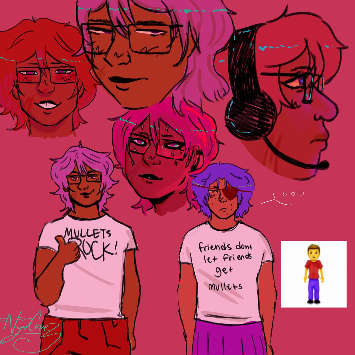 nyacovez's tweet photo. some stuff i didn't post here
☆
#oc #originalcharacter #digitalart #lgbtqartist #plussizeartist https://t.co/NDg6HacTGz