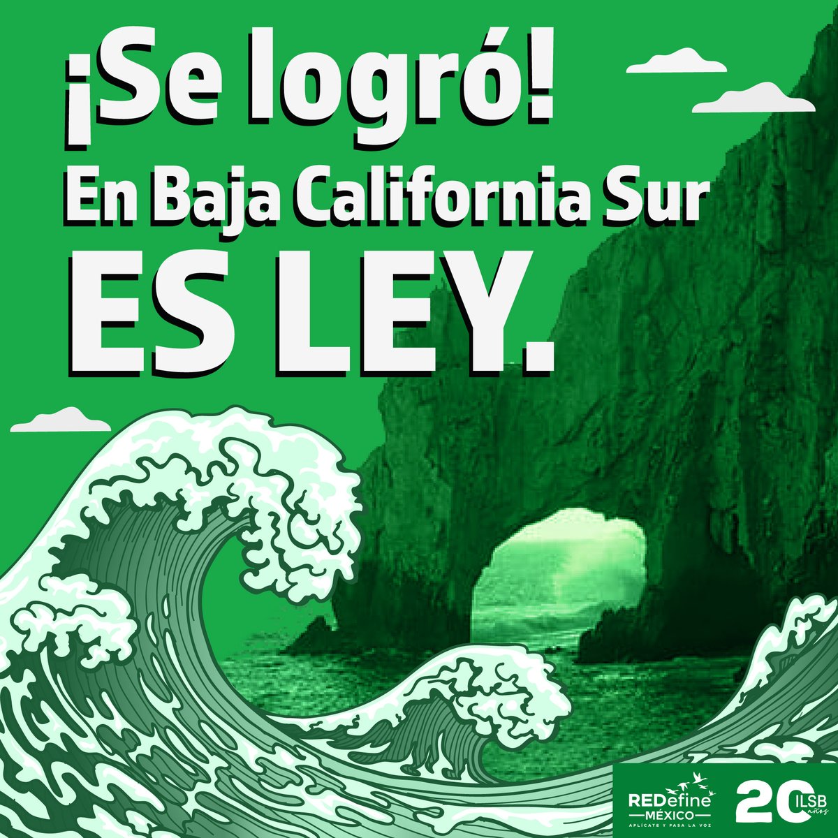 latfemnoticias's tweet photo. 🟢#AHORA|🇲🇽México: el aborto es ley en  #BajaCaliforniaSur 💚

👉🏾Con 16 votos a favor 3 en contra y 0 abstenciones #BCS  se sumó a la lista de estados que ya despenalizaron el aborto en México.
 
#AbortoLegalBCS  #QueSubaLaMarea https://t.co/yueuUaJ8VE