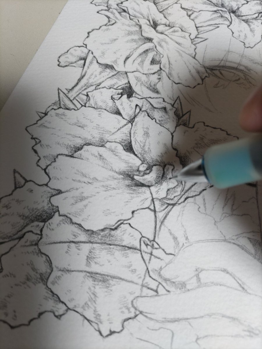 線画描き描き。

#イラスト #線画 #drawing 